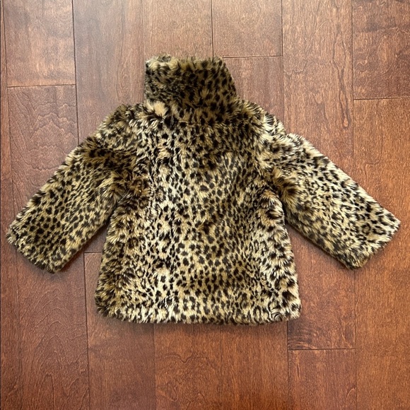 OshKosh B'gosh Kids Leopard Print Faux Fur Jacket, Size 18 Months - Picture 9 of 13